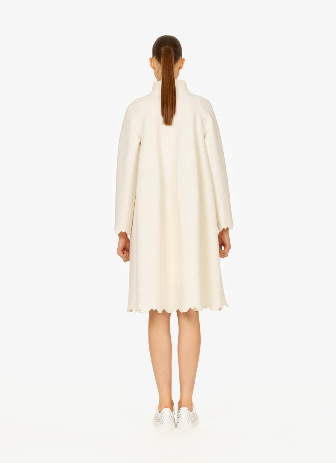Knitted Coat ALAÏA WHITE KNITTED COAT